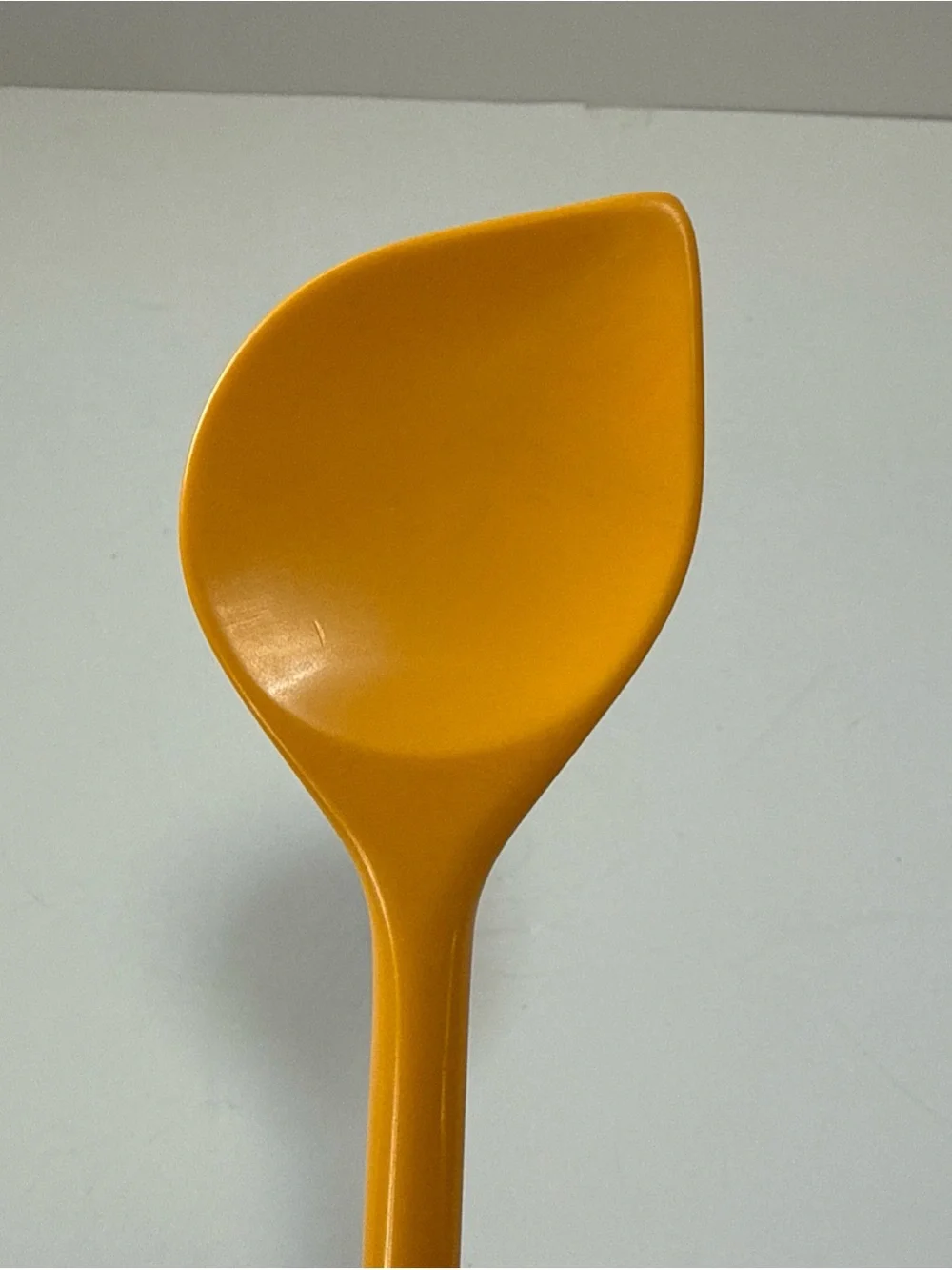 Yellow melamine Dr Oetker spoon slanted spoon